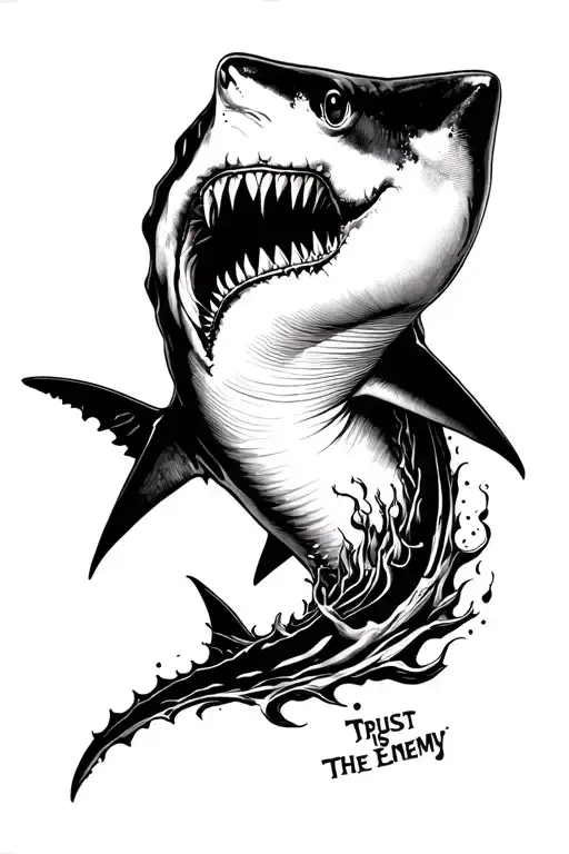Shark And Trust Is The Enemy