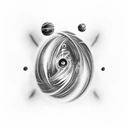 2 Arms Climb Out Of A Black Hole