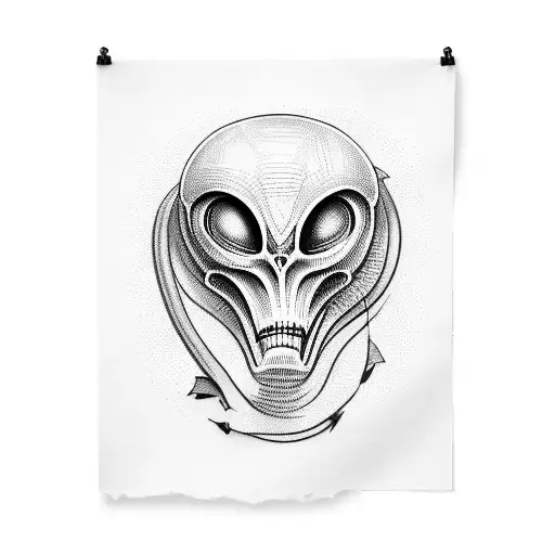 Alien Wearing Human Clothes