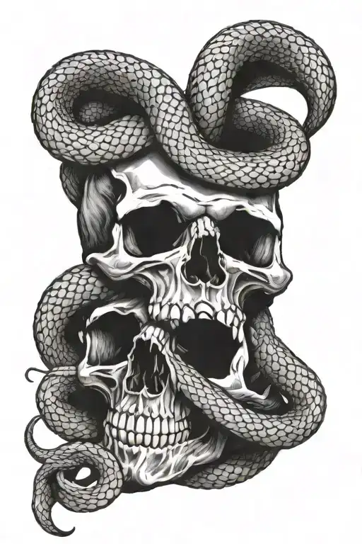 Snake In A Skull
