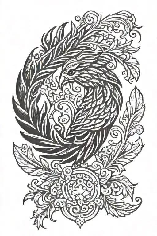 Phoenix Laurel Wreath