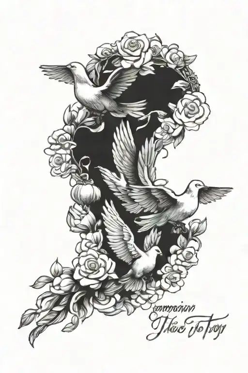 Comparison Is The Thief Of Joy Quote With Doves And Shading Clouds Surrounding It