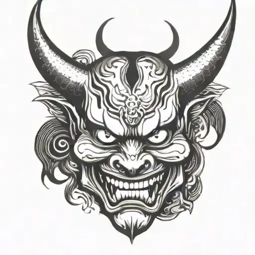 Demon Mask Hannya