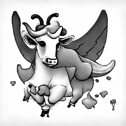 A Cow With Wings