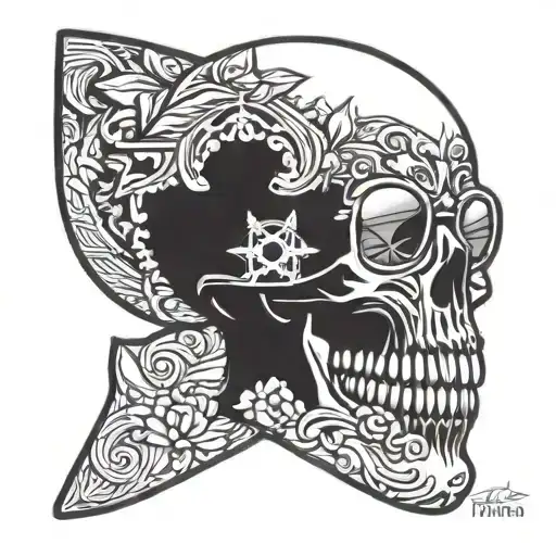 Skull Glasses Hispanic