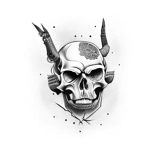 Dwight Yokam Mavericks Skull