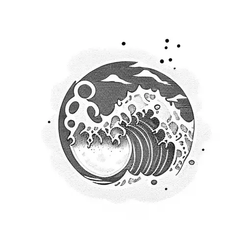 Big Wave On A Moon