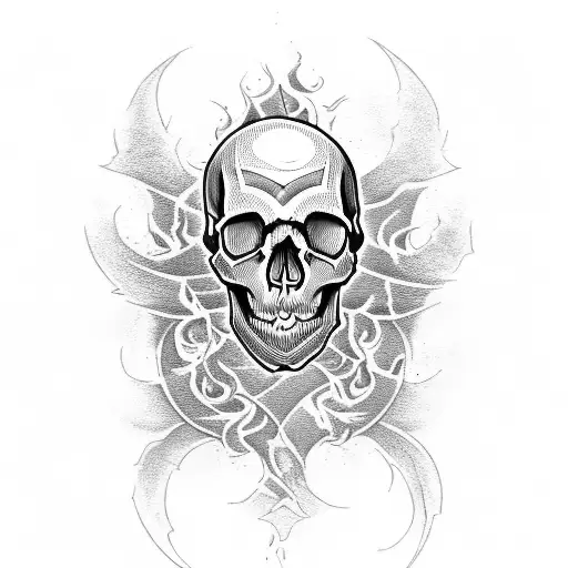 Skull Flames