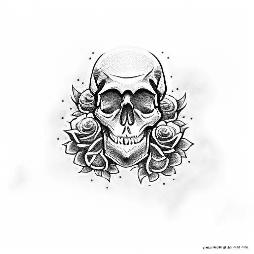 Skull And Roses