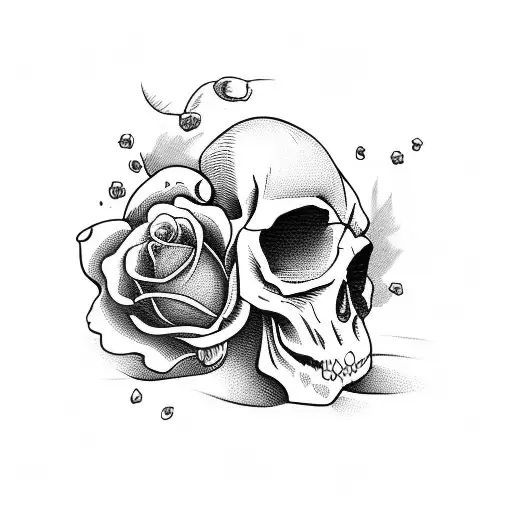 Skull And Roses