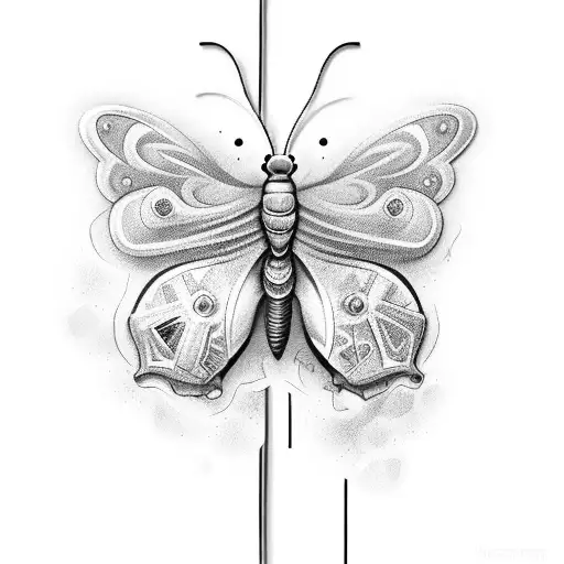 A Butterfly Emerging From A Gaming Controller