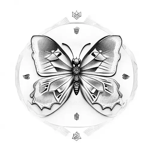 A Butterfly Emerging From A Gaming Controller