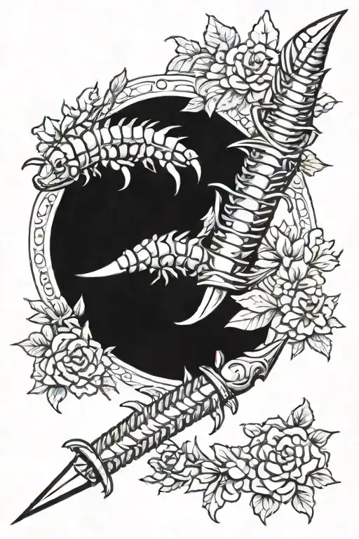 Dagger And Scolopendra