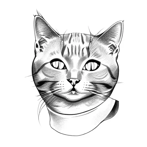 Cat Horns White Eyes