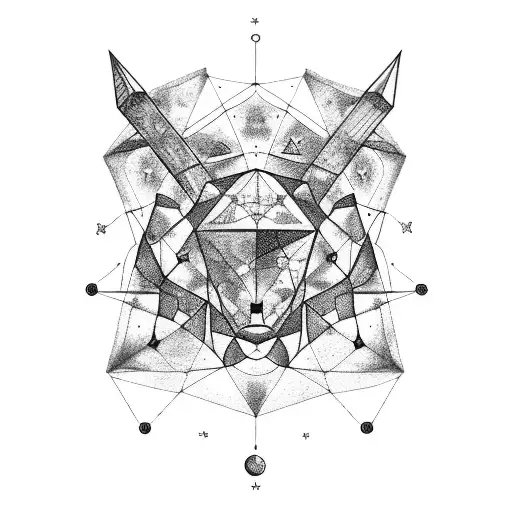 Leo Constellation In The Clear Night Sky