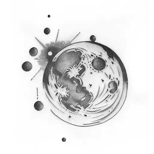 Moon And Saturn And Love