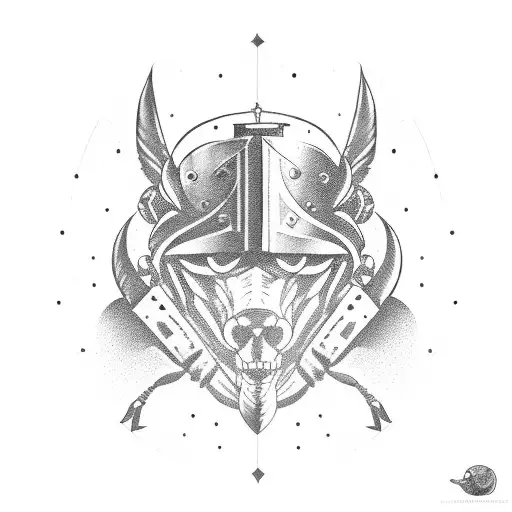 A Collage Of Various Animal And Object Silhouettes Forming A Soldier's Helmet