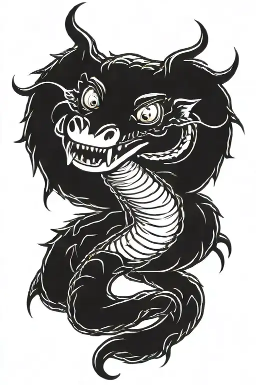 A Hog Snake Playing Dead Broken And Twisted