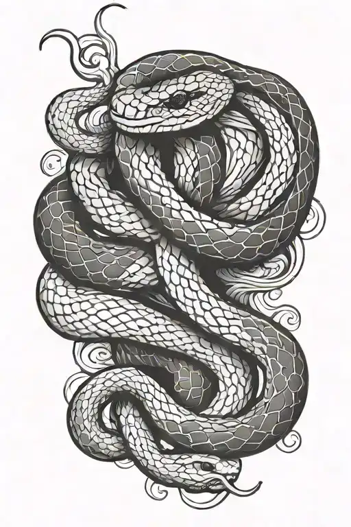 Snake Intertwined
