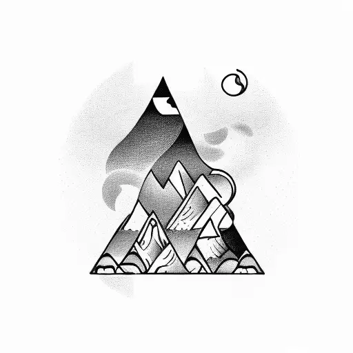 Mountain & Universe Escene To Put In Women Chess