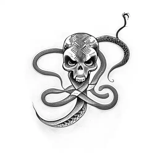 Snake And Grim Reaper