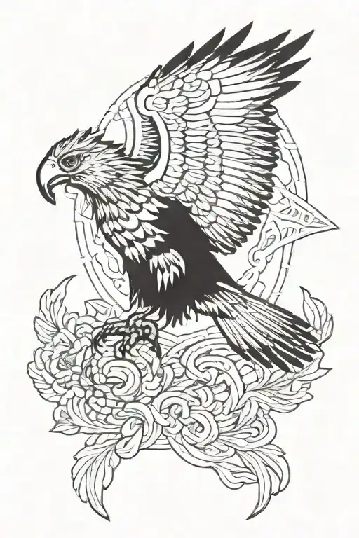 Eagle And Black Puma
