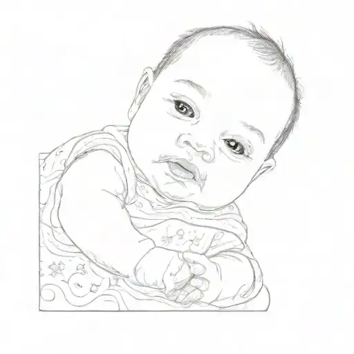 A Baby Laying On A Bed Whos Dreaming Star Sign