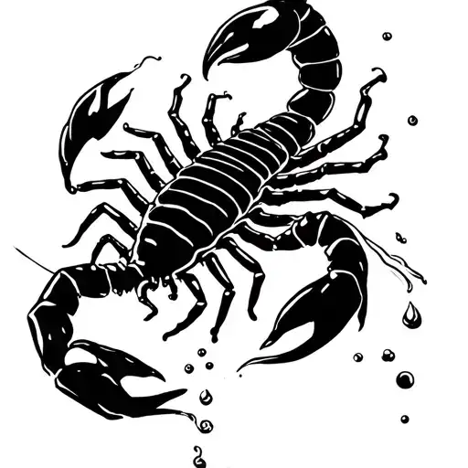 Women Water Bearer Pouring Scorpion