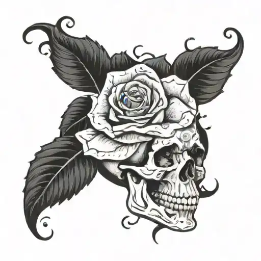 Skull And Roses