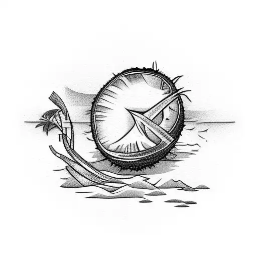 Coconut Tree And Beach