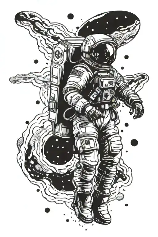 Astronaut Lost In Space