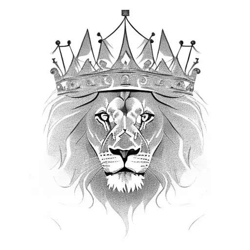 Lion With Crown