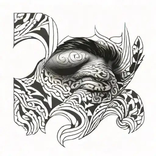 Male Face Morphing With Its Shadow