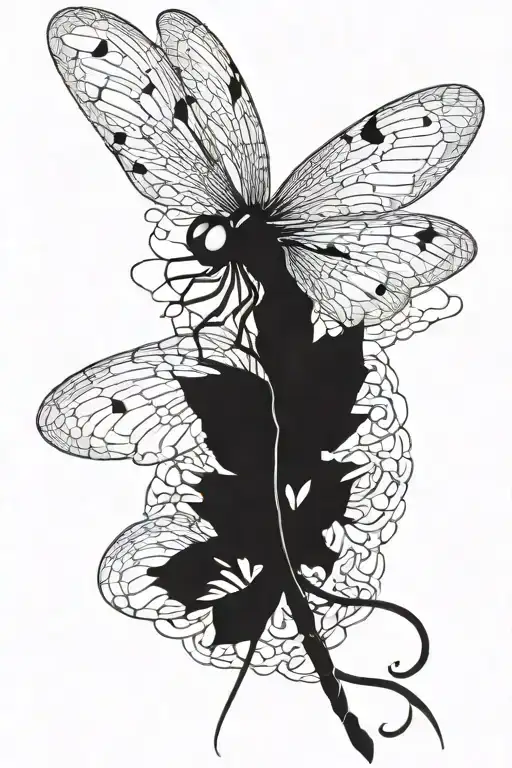 Dragon Fly Really Fine Lines