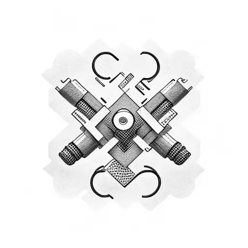 A Drug Molecule Intertwined With German Rap Album Covers