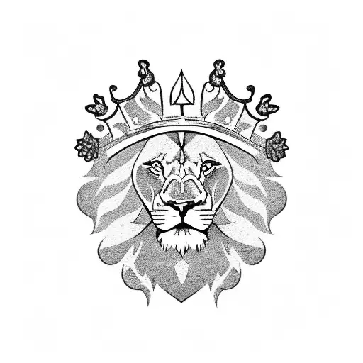 Lion With Crown