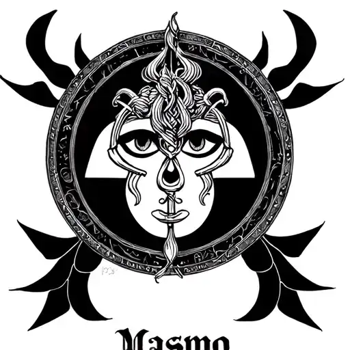 Libra Zodiac Sign With Massmo Name Written