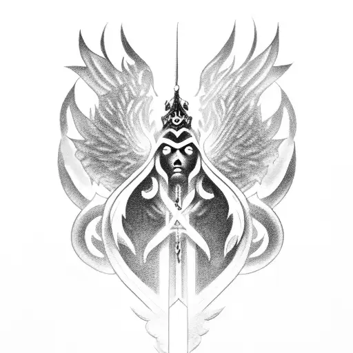 Male Dark Guardian Angel