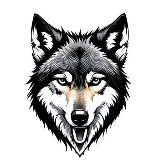 Wolf With Outer Space