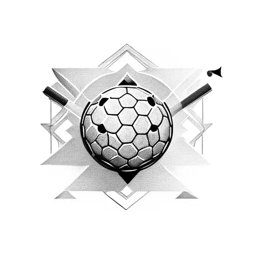 A Production Manager Symbol With Dart And Football Elements