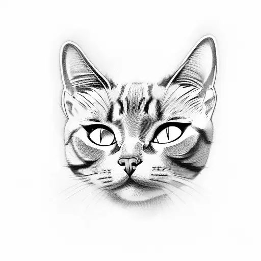 Eyes Cat With Name On The Middle Eyes