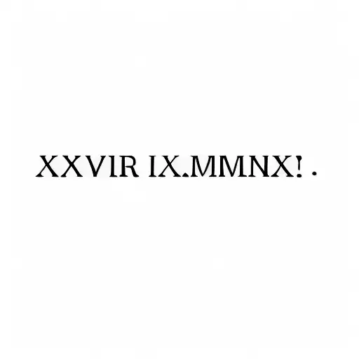 Roman Numerals