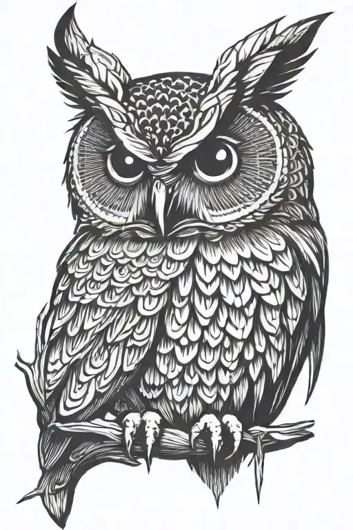 Owl Sitting