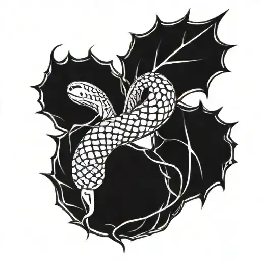 Thorns And A Snake
