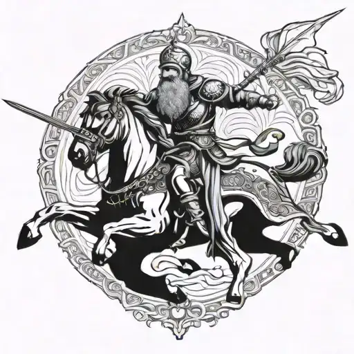 Persian Warrior Battling
