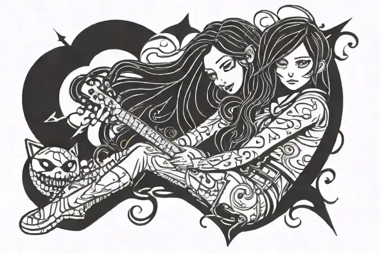 Marceline With A Black Heart