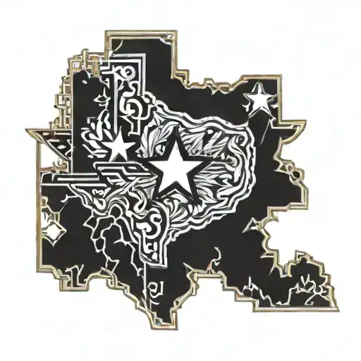 Texas State Outline