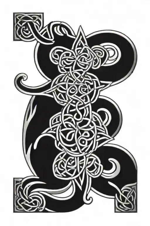 Celtic Pattern With Elements