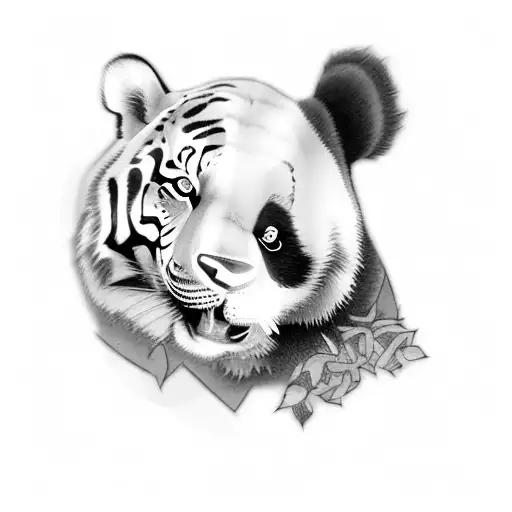 A Panda And A Tiger Blend