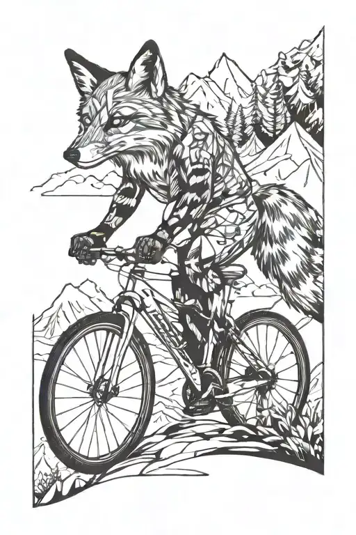 Fox In Bicycle Mountain